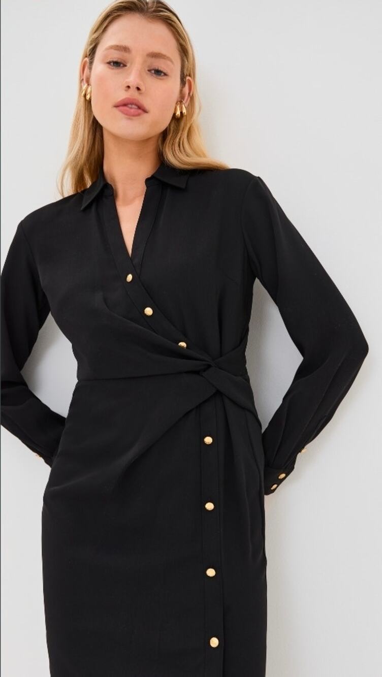Veronica Beard $615 "Wright" Midi Shirtdress NWOT size 14 - Picture 2 of 6